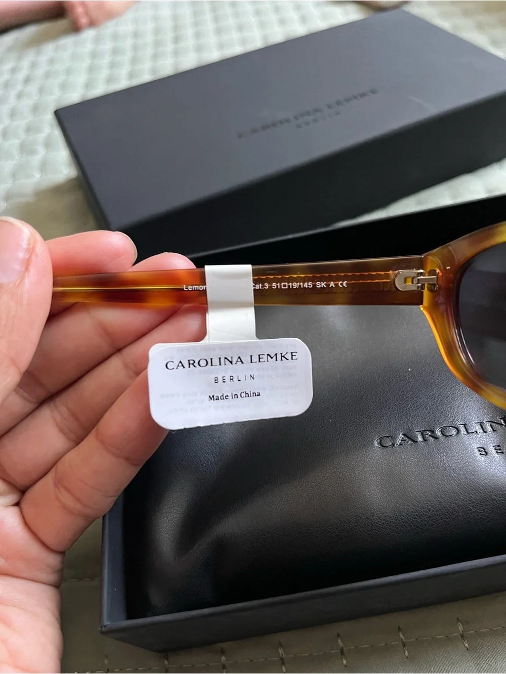 Carolina Lemke Tortoise Sunglasses
